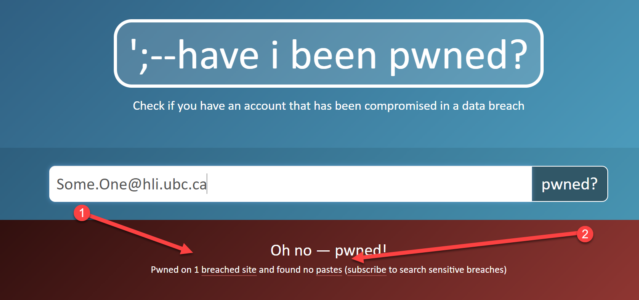 haveibeenpwned